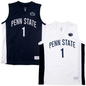 youth navy and white basketball jerseys Penn State #1